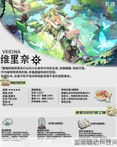 鸣潮新角色揭秘,菲比全方位解析