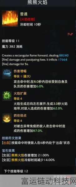 手游攻略，深度解析失落的方舟点火女巫加点技巧与实战应用