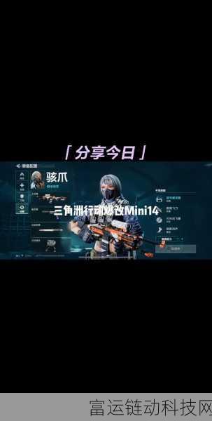 暗区突围,Mini14全面改装与高效获取指南