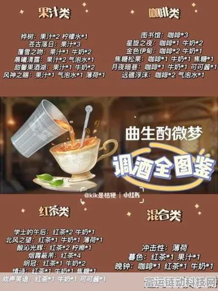 原神曲生酌微梦调酒大赛全攻略，解锁所有配方，成为调酒大师！