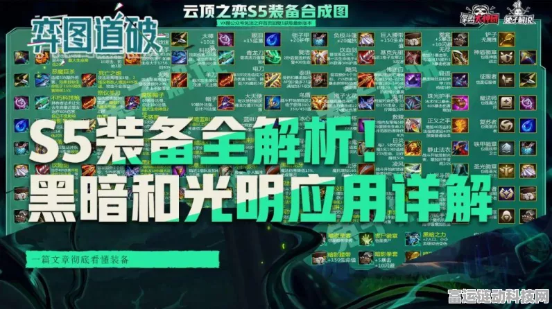 云顶之弈S5赛季深度攻略，黑暗与光明装备搭配实战解析