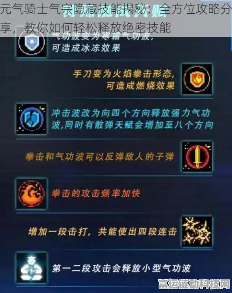元气骑士气宗绝技大揭秘，气功波与激光波助你征服地牢深处