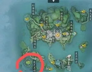 天涯明月刀手游，先人秘藏锦鲤任务全攻略，揭秘234位置宝藏
