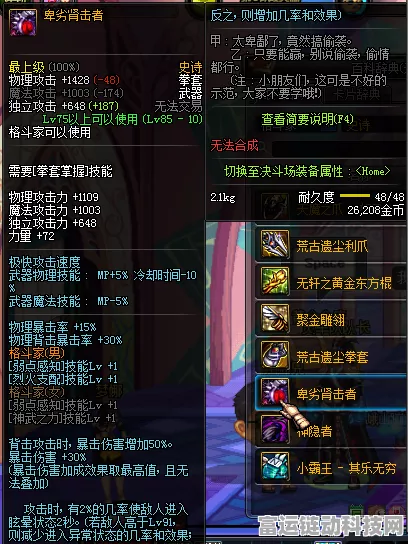 DNF85SS跨界石震撼登场，精选武器推荐，助你轻松征服地下城