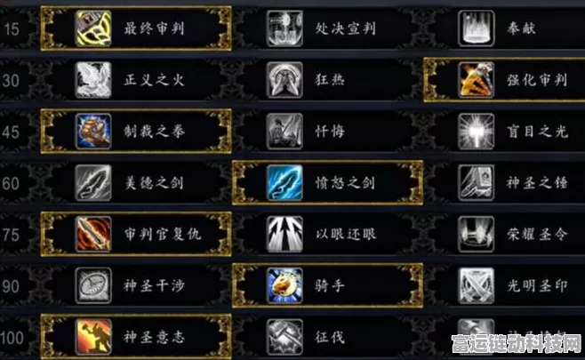 WLK扩展版惩戒骑天赋终极指南，打造无敌战士的秘籍