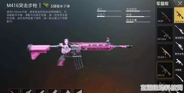 M416配件终极搭配策略，解锁绝地求生顶尖战斗力秘籍