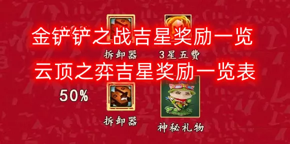金铲铲之战深度揭秘，吉星机制全攻略，道具奖励与中奖概率大起底