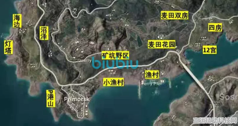 和平精英海岛地图原型揭秘，探索蓝洞设计灵感之源