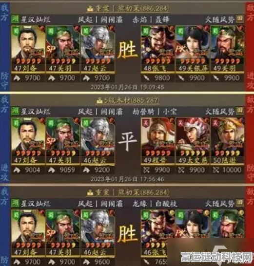 三国志手游攻略，揭秘蜀骑T0阵容最强搭配策略