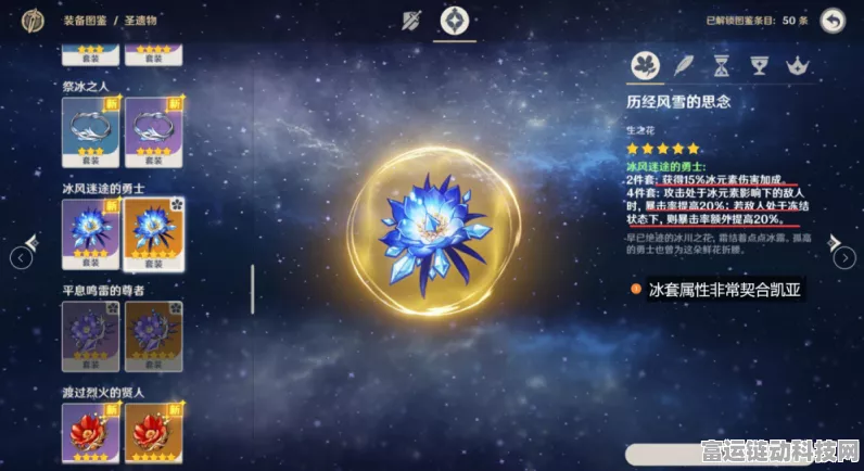 原神深度攻略，凯亚圣遗物搭配全解析，打造冰系战神！