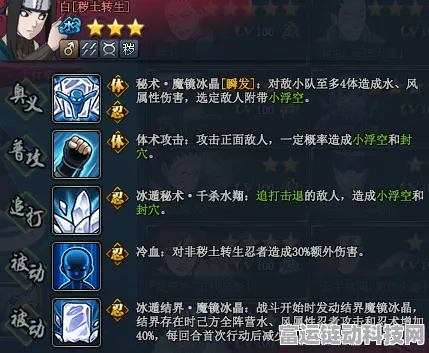 火影忍者OL手游，白的最强阵容搭配攻略，解锁战斗新境界！