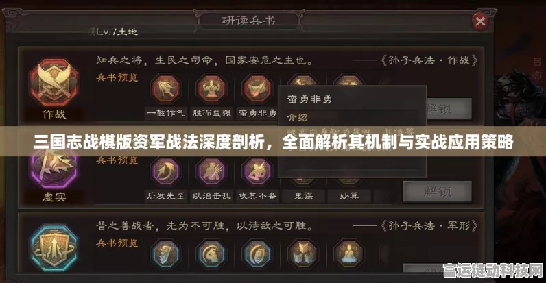 三国志战棋版，重整旗鼓战法精髓揭秘与实战制胜策略