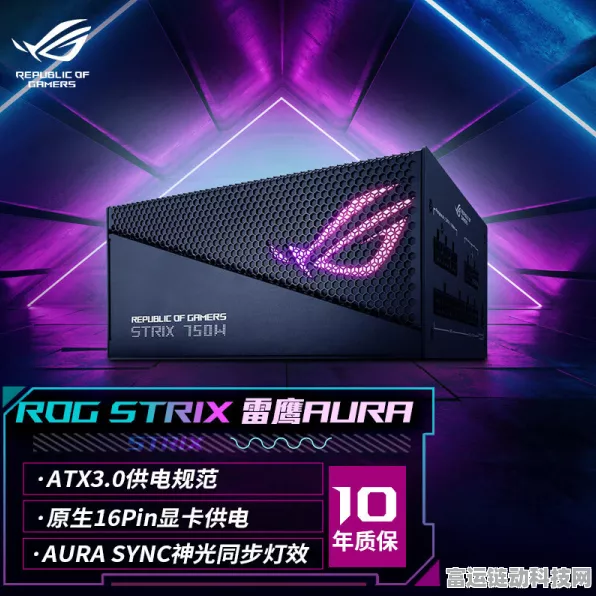 ROG全新白金雷鹰电源震撼降临，满满黑科技，钜惠618