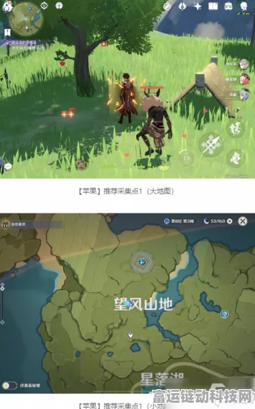 原神苹果收集秘籍，位置全知晓