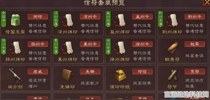 三国志战略版信符实用指南，解锁强大战力的秘诀