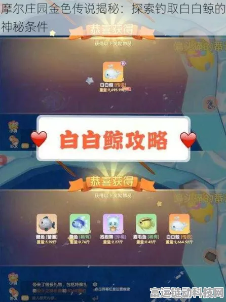 摩尔庄园神秘白白鲸获取全攻略
