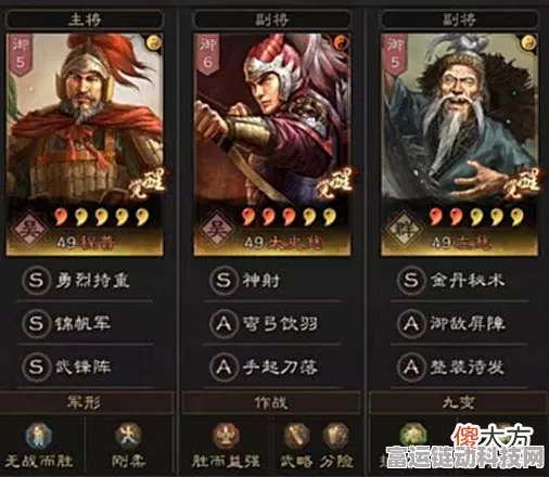 三国志战略版，武锋阵无敌阵容搭配秘籍