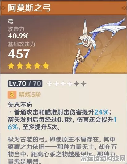 原神阿莫斯之弓突破必备材料大揭秘