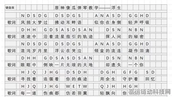 原神浮生琴谱大揭秘，完整一览不容错过