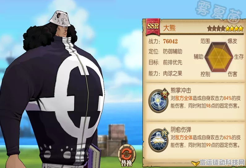 航海王燃烧意志手游，大熊技能加点全攻略，打造无敌肉盾！