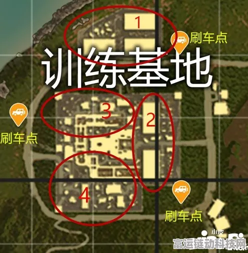 绝地求生雨林图制胜秘籍，雨林训练基地精准落点与高效搜索路线