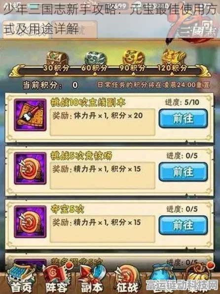 少年三国志，元宝使用秘籍大公开