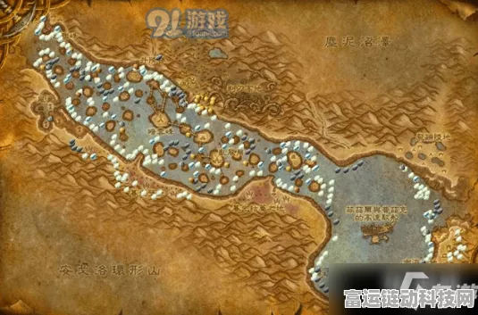 魔兽世界 WLK 贫瘠之地银矿精准位置全揭秘