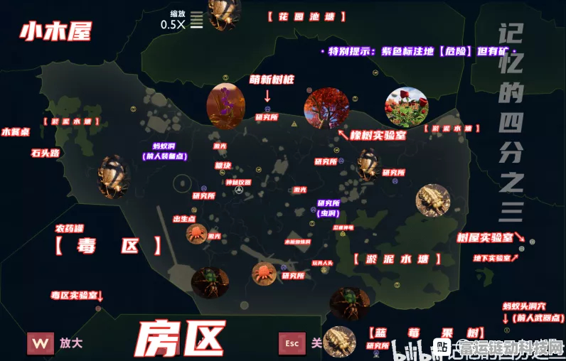狩猎时刻必备，详尽地图资源分布大揭秘