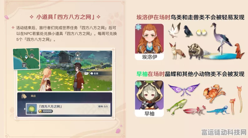 原神四方八方之网，解锁动物捕捉全攻略