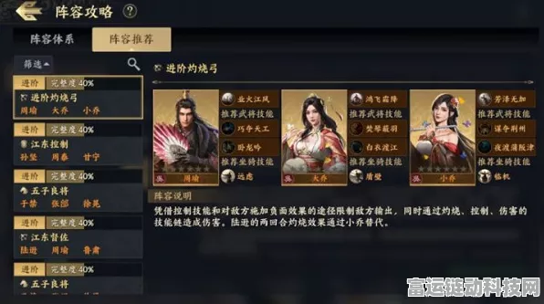 战地无疆，部曲阵容搭配秘籍大公开