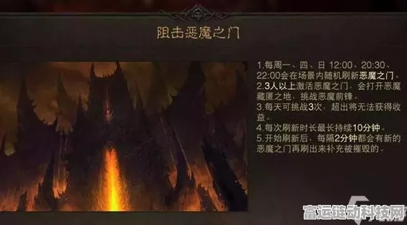 暗黑破坏神不朽，揭秘恶魔之门挑战攻略与位置详解