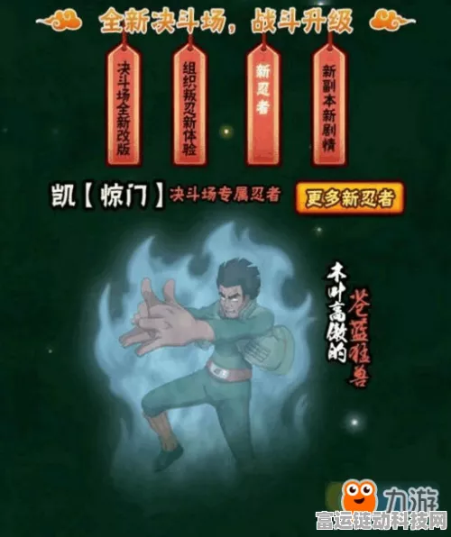 火影忍者手游新角色爆料，惊门凯技能解析与实战评测