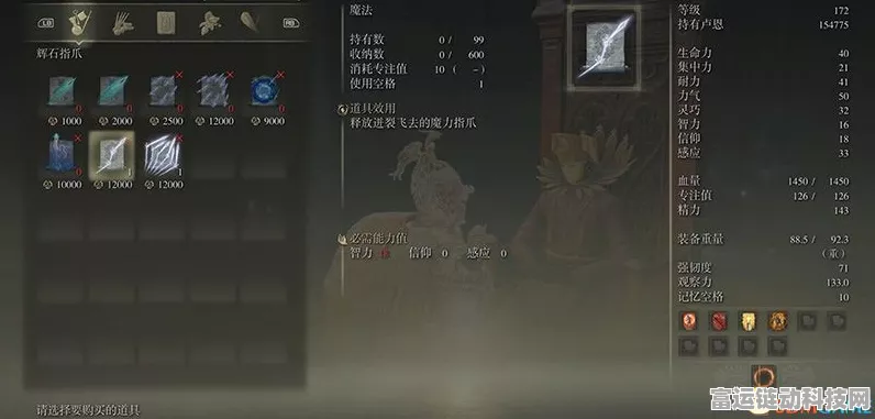 艾尔登法环黄金树之影 DLC，荆棘法师流无敌配装秘籍