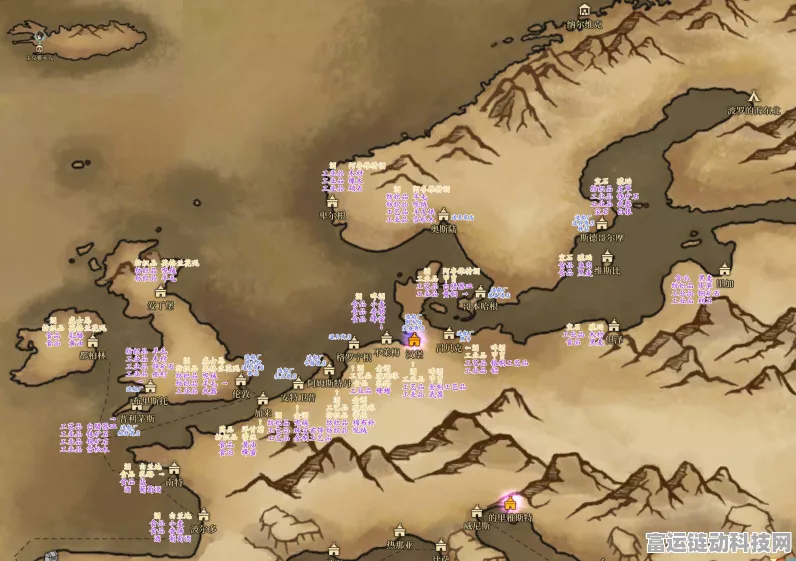 风帆纪元，探秘全港口地图与坐标位置