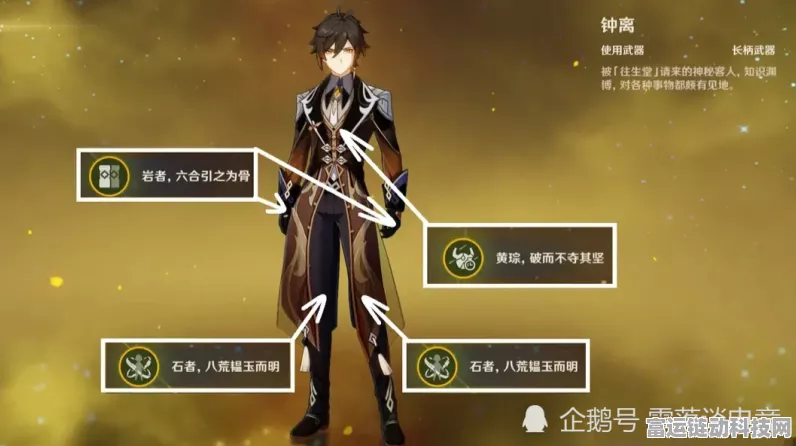 原神攻略，钟离岩主双岩队玩法全揭秘，高效搭配技巧助你征服深渊！