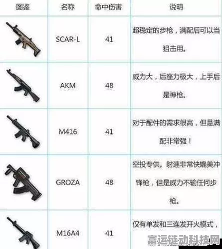 绝地求生，深度解析武器库，助你称霸战场