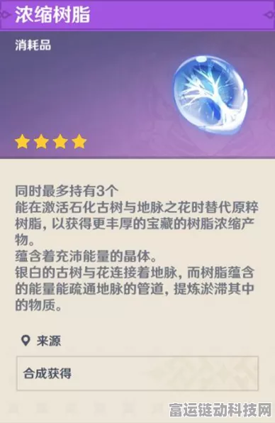 原神深度攻略，浓缩树脂的高效使用技巧全揭秘