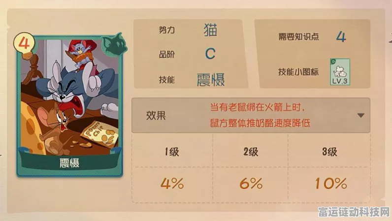 猫和老鼠手游，掌握拿破里鼠，成为救援与骚扰大师