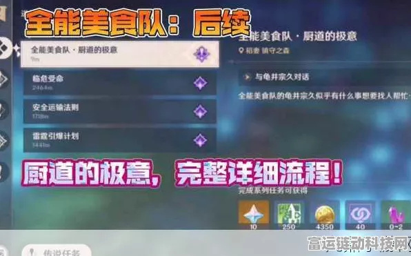 原神全能美食队挑战攻略大全，解锁隐藏食谱，赢取丰厚奖励！