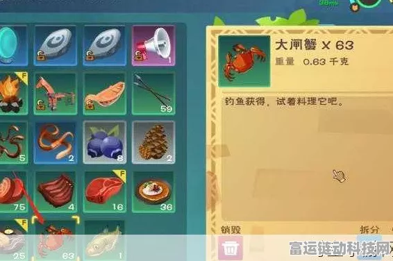 手游美食大赛揭秘，解锁创造与魔法大闸蟹烹饪秘籍