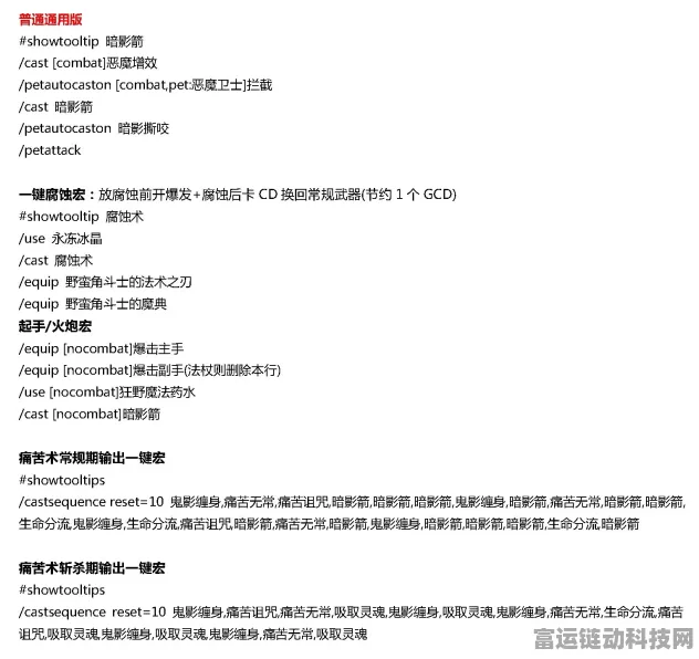 魔兽世界WLK，血DK必备！详解常用宏命令与实战应用