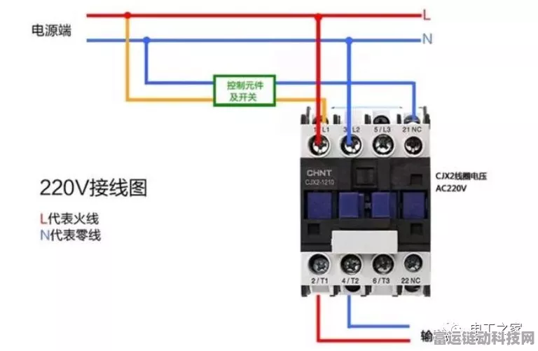 手游圈新挑战，解锁电竞级接线技巧——揭秘三百八十伏接触器线圈接线秘籍