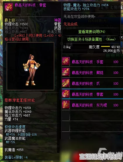DNF80级粉装拳套深度解析，属性揭秘与顶级搭配策略