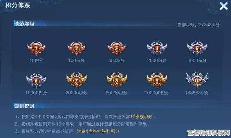 王者荣耀贵族等级充值秘籍与赛事热点全解析