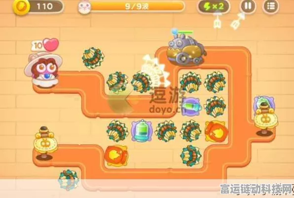 保卫萝卜4深度攻略，揭秘阿波与魔法宝藏第4关必胜策略