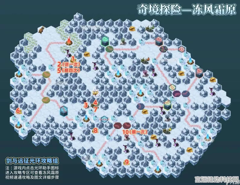剑与远征，冻风霜原探险全攻略，揭秘高效通关路线与技巧