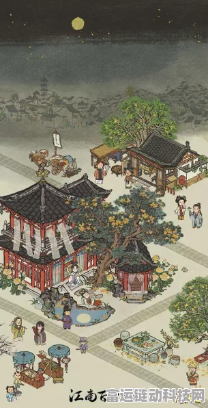 江南百景图中秋庆典，广寒宫与赏月园新建筑揭秘，赢取限定好礼！