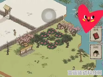 探秘江南百景图，桃花村小树林详尽解锁攻略与隐藏任务揭秘