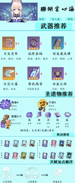 原神珊瑚宫心海顶级武器搭配深度解析，解锁战力巅峰秘籍