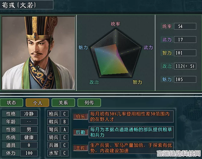 重制版三国志8荀彧智力98设定引爆玩家热议，深度解析与社群反响